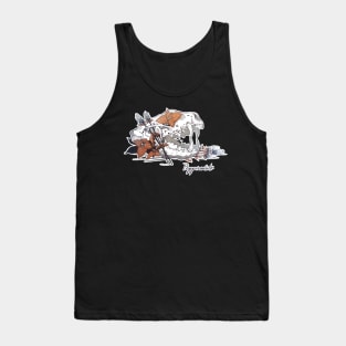 MorbidiTea - Peppermint with Skunk Skull Tank Top